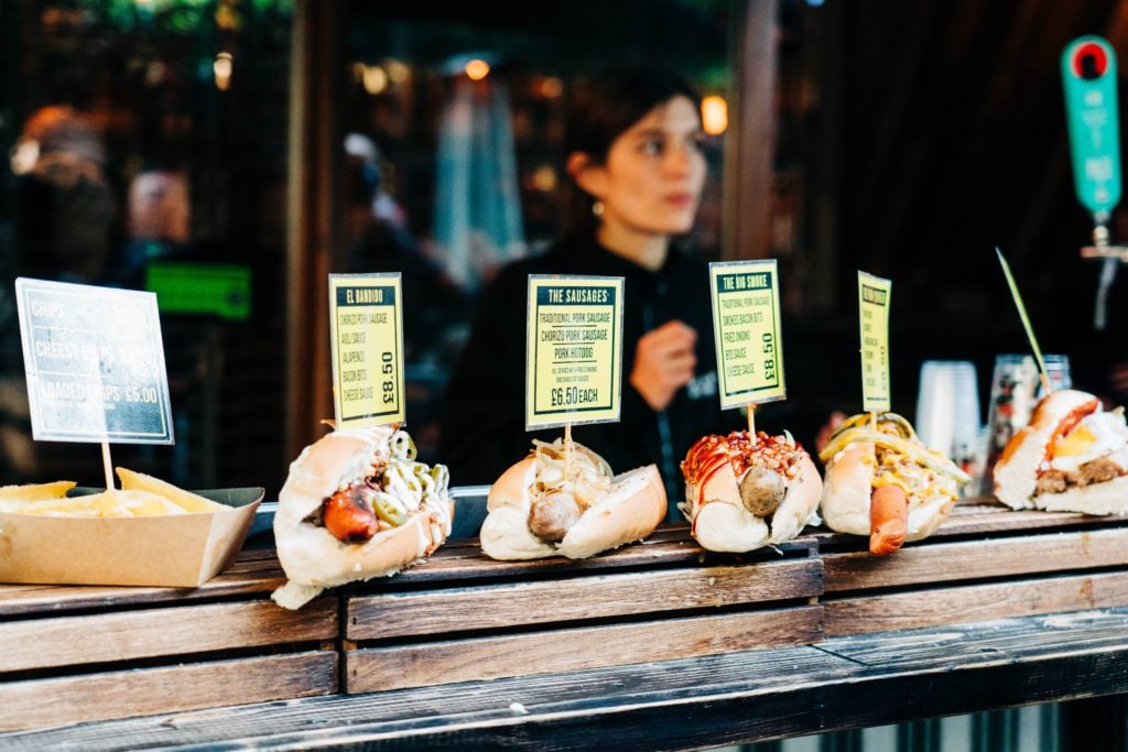 Polish sausage, Borough Market London