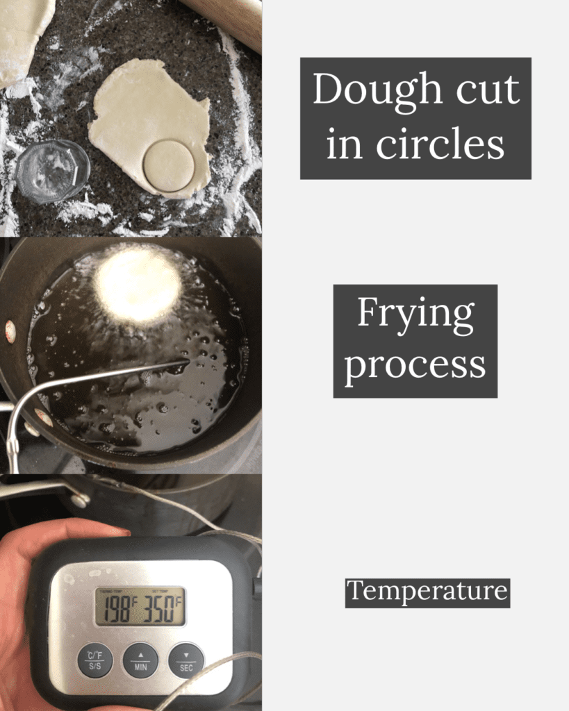 frying donuts