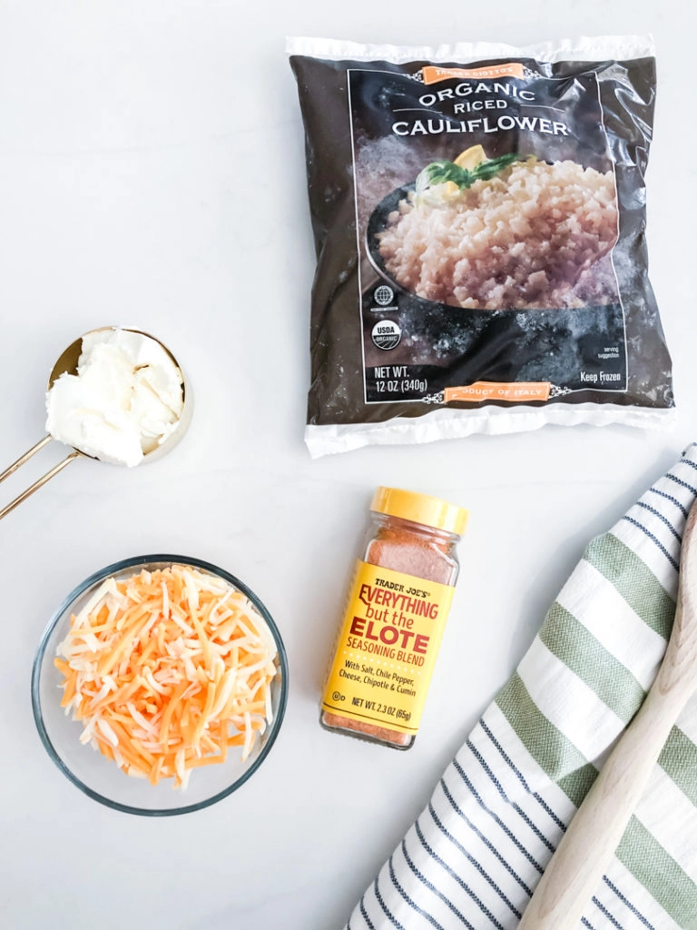 ingredients for elote cauliflower 