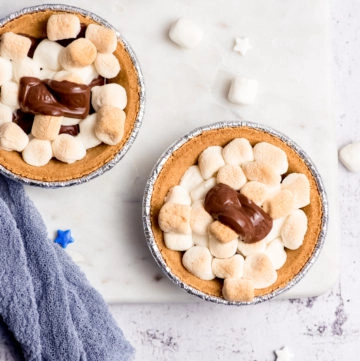 s'mores mini pies