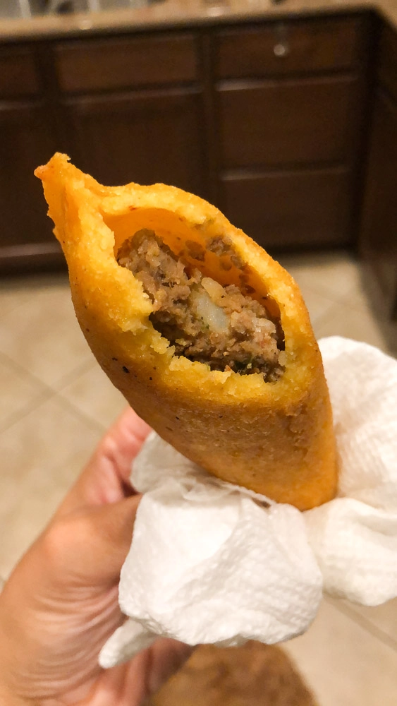 Colombian Empanadas with meat and potato filling