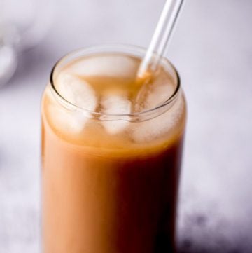 iced coffee in glass