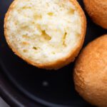 Colombian buñuelos on a plate