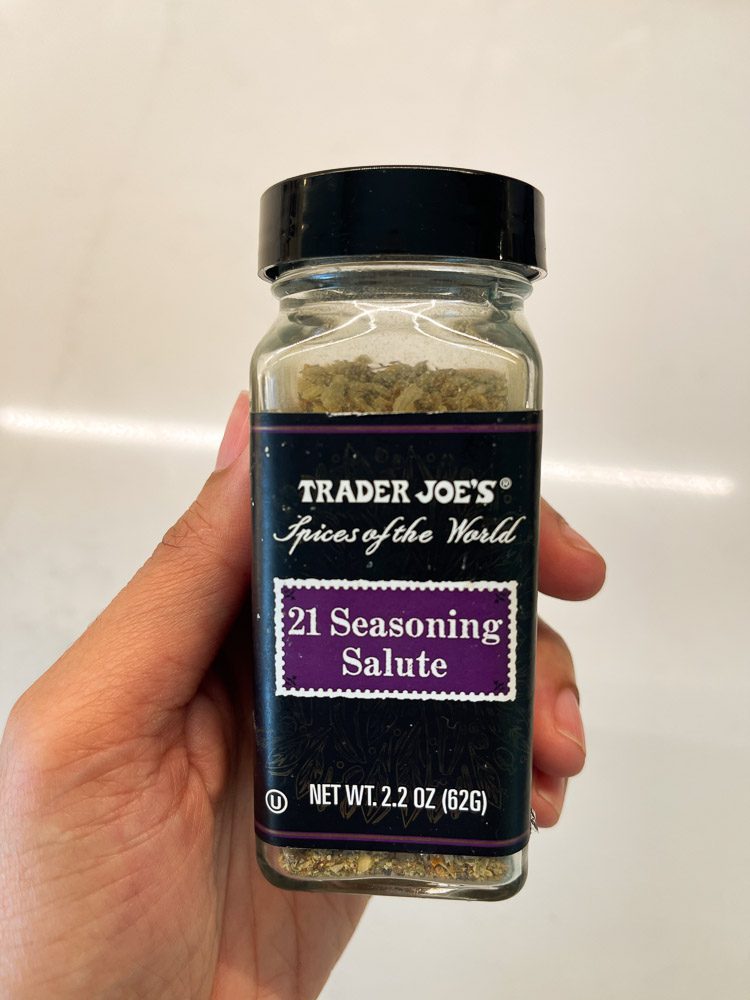 21 salute Trader Joe's seasoning