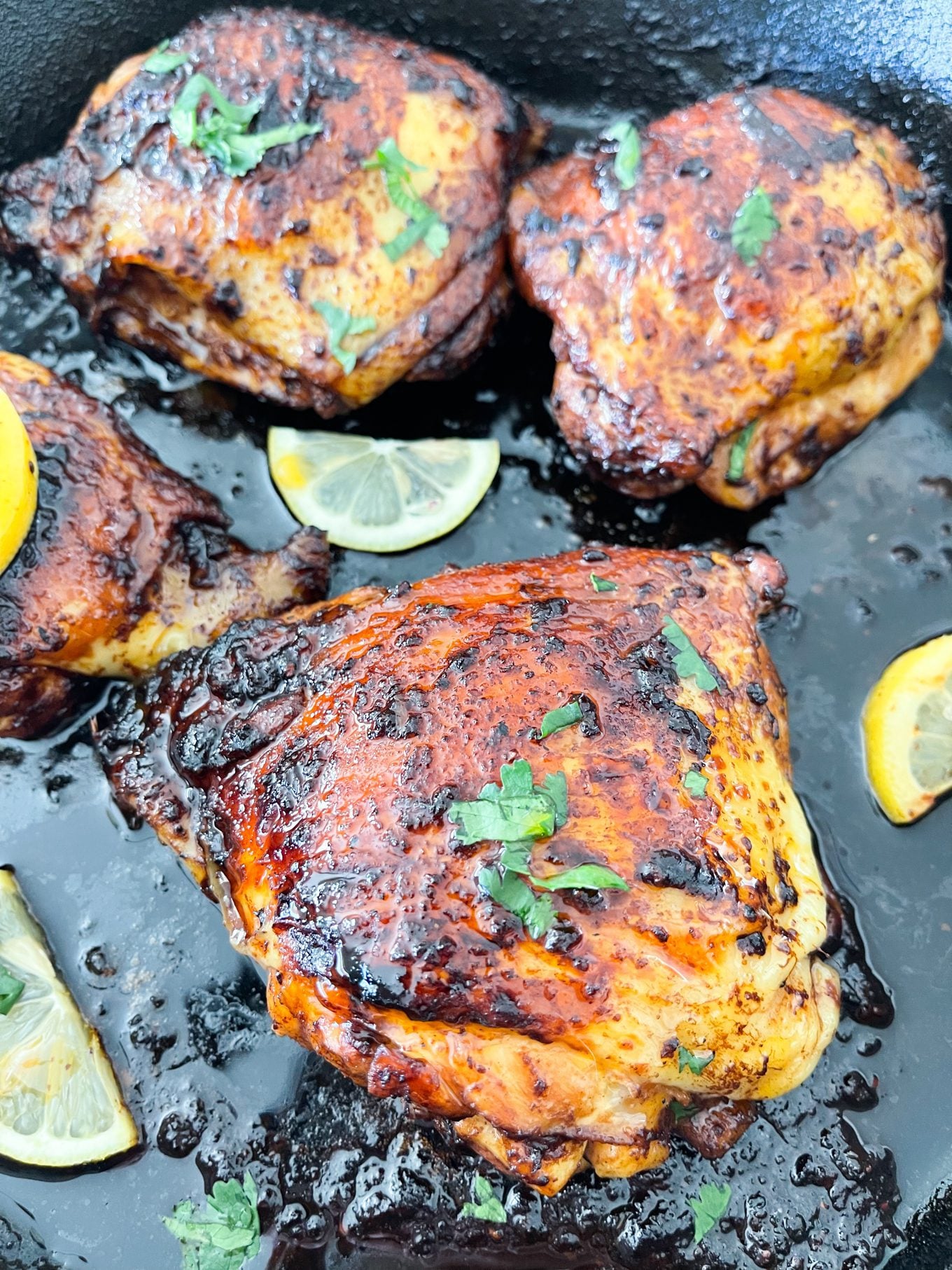 Honey Garlic Lemon Pepper Chicken Thighs TastyAZ