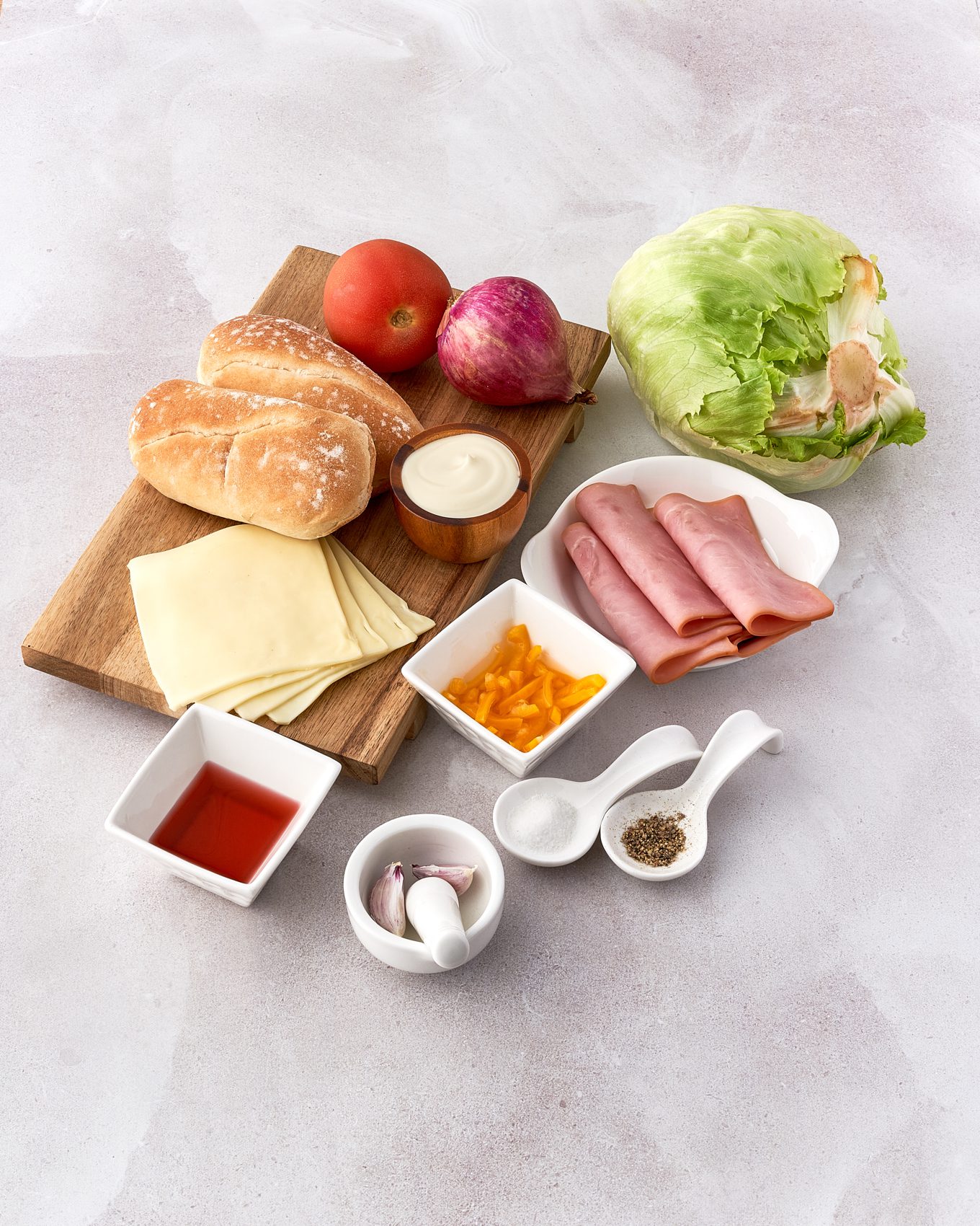 Grinder Salad Sandwich TikTok TastyAZ