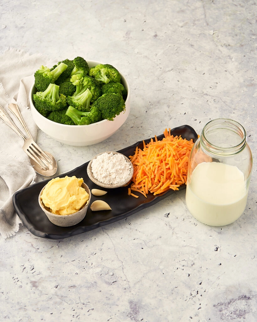 ingredients for cheese sauce