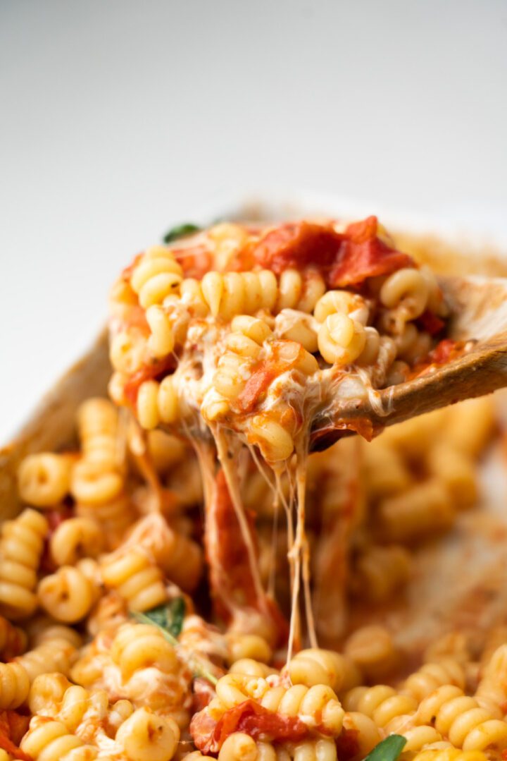 TikTok Pasta with Mozzarella TastyAZ