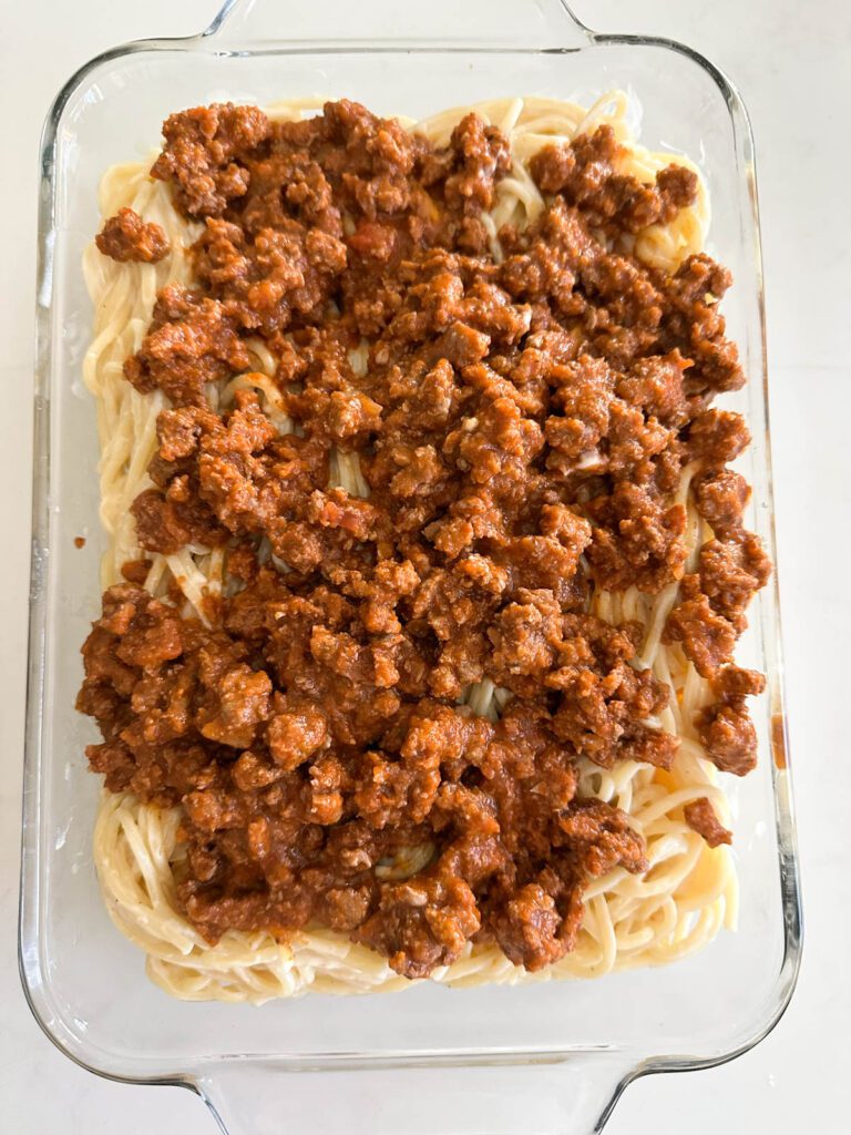 TikTok Spaghetti with Alfredo Sauce TastyAZ