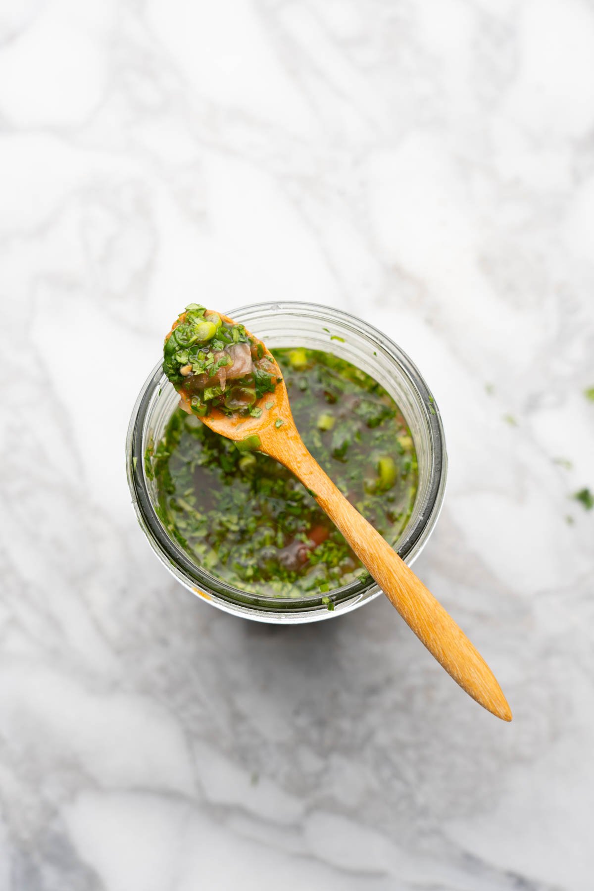 Colombian aji sauce for empanadas.